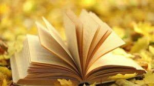 stock-footage-book-s-page-turning-by-wind-on-a-background-of-yellow-fallen-leaves